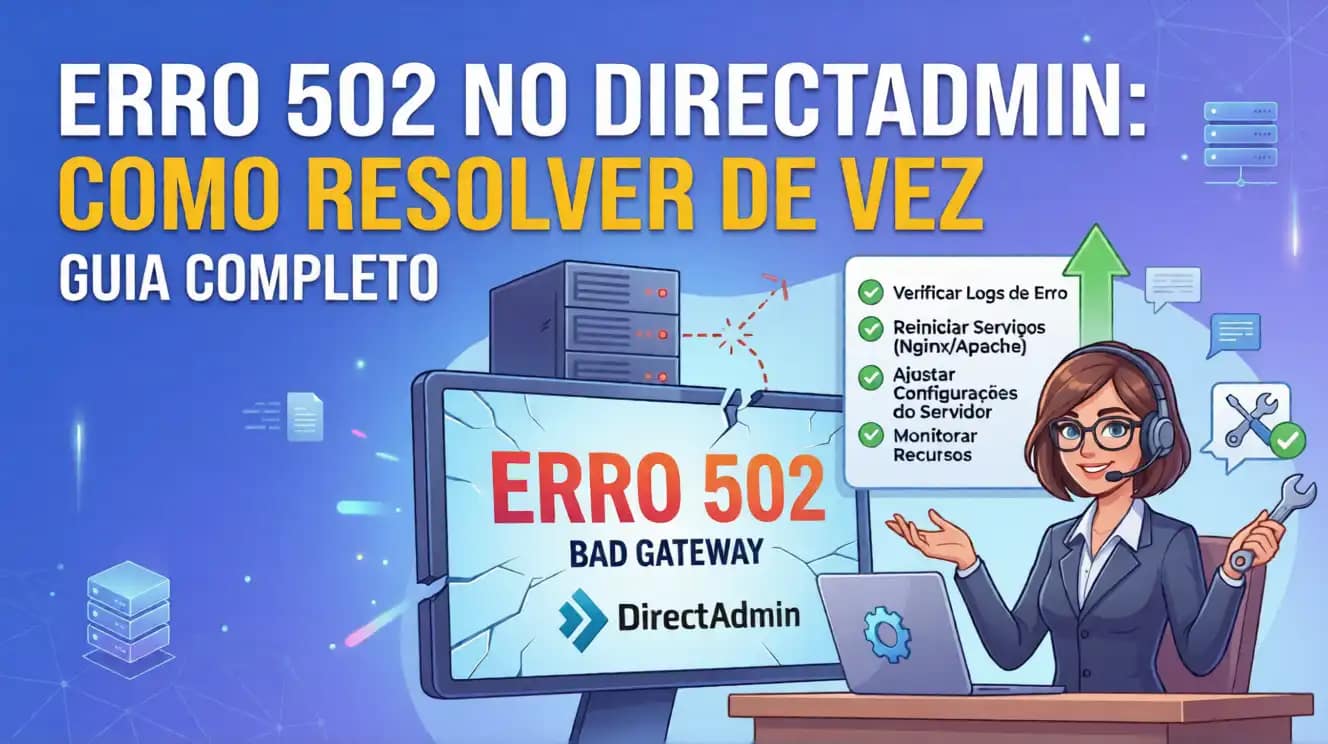 erro 502 directadmin