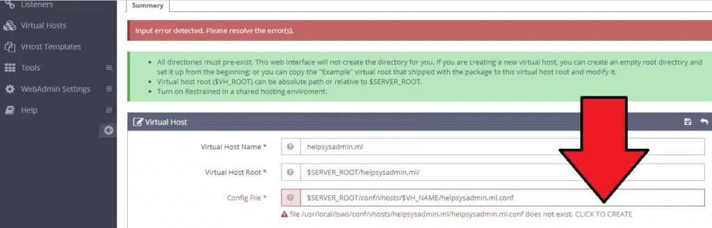Criando VHOST conf