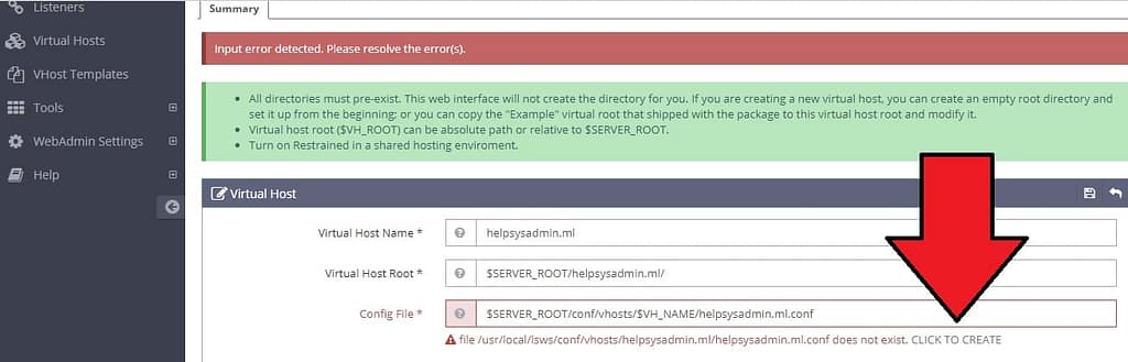 Criando VHOST conf