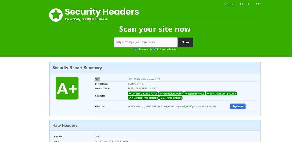 Security Headers