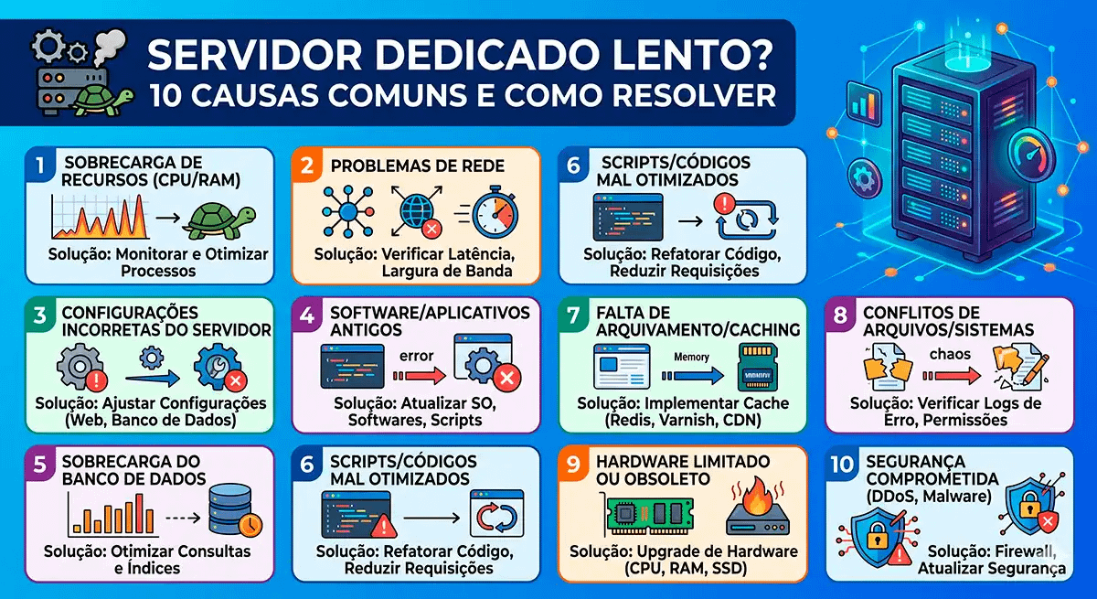 servidor dedicado lento