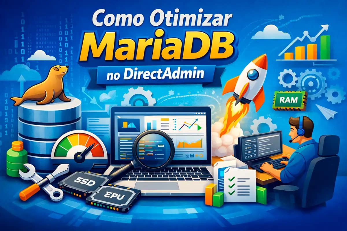 como otimizar mariadb no directadmin