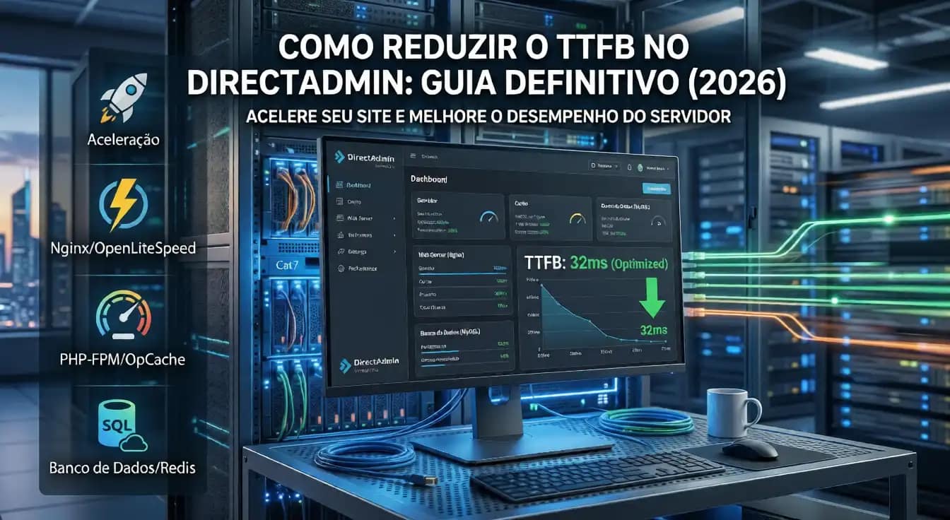 como reduzir ttfb no directadmin