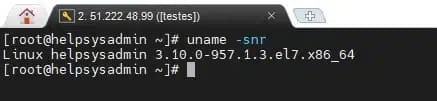 Kernel default Centos 7