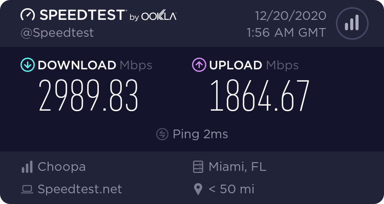 Teste Download e Upload Linux