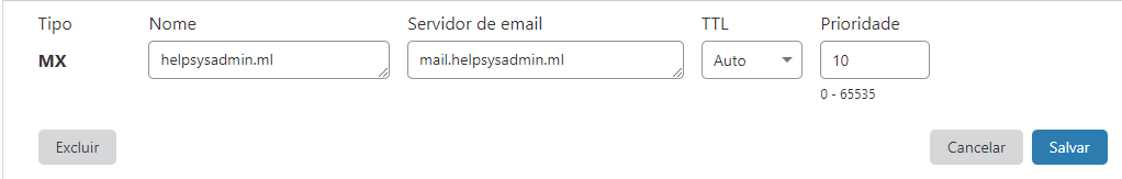 Entrada MX helpsysadmin