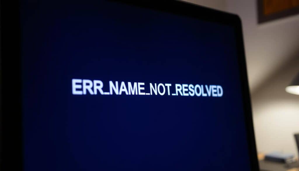 ERR_NAME_NOT_RESOLVED error in browsers